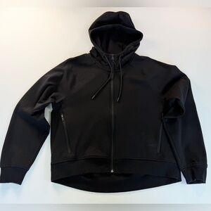 Old Navy Black Active Full Zip Hoded Jacket Size Medium EUC